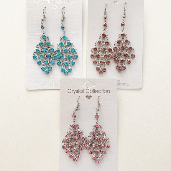 Swarovski Crystal Raindrop Earrings💎 - Picture 1 of 1